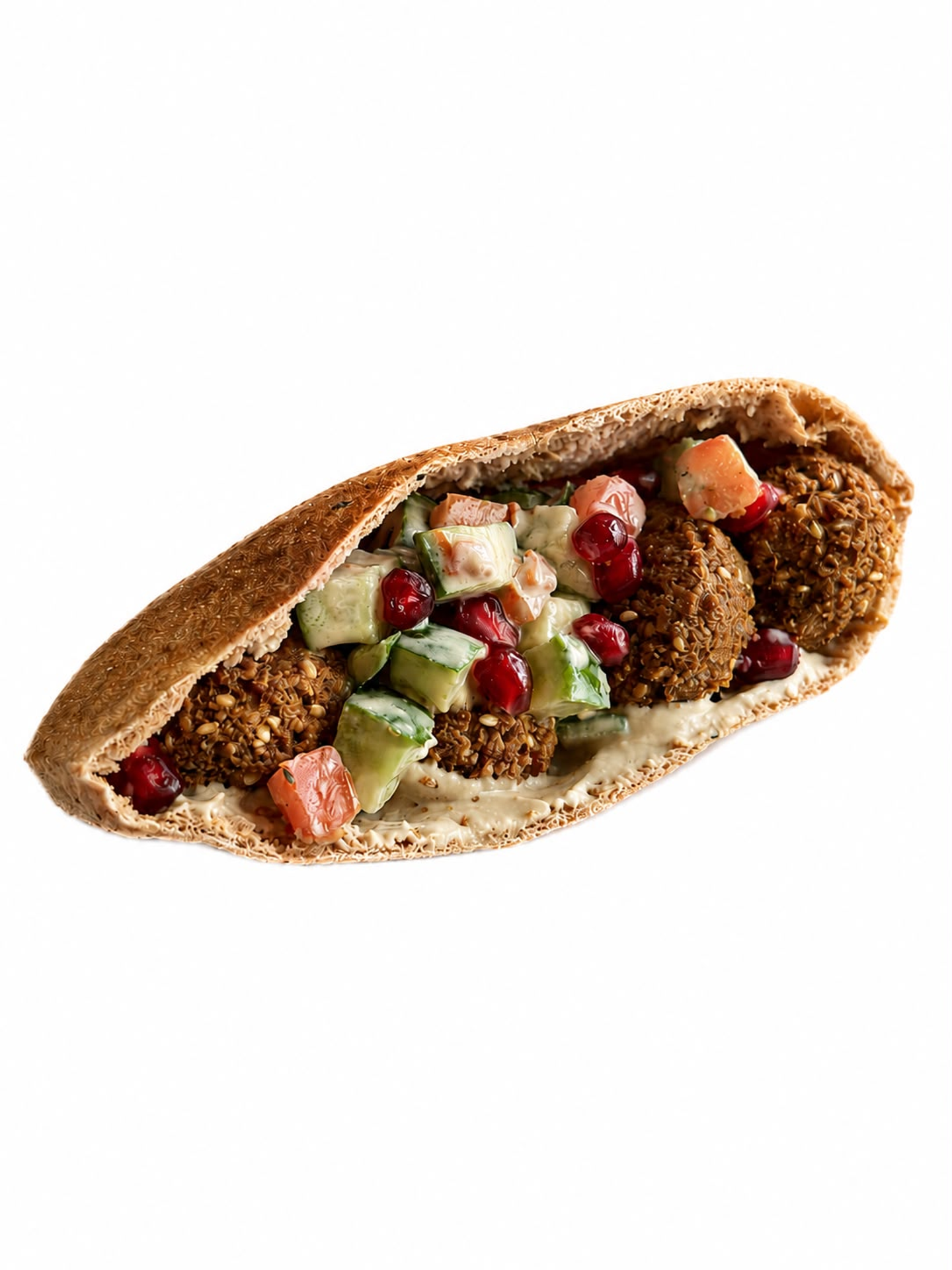 Whole Wheat Refi Falafel Sandwich