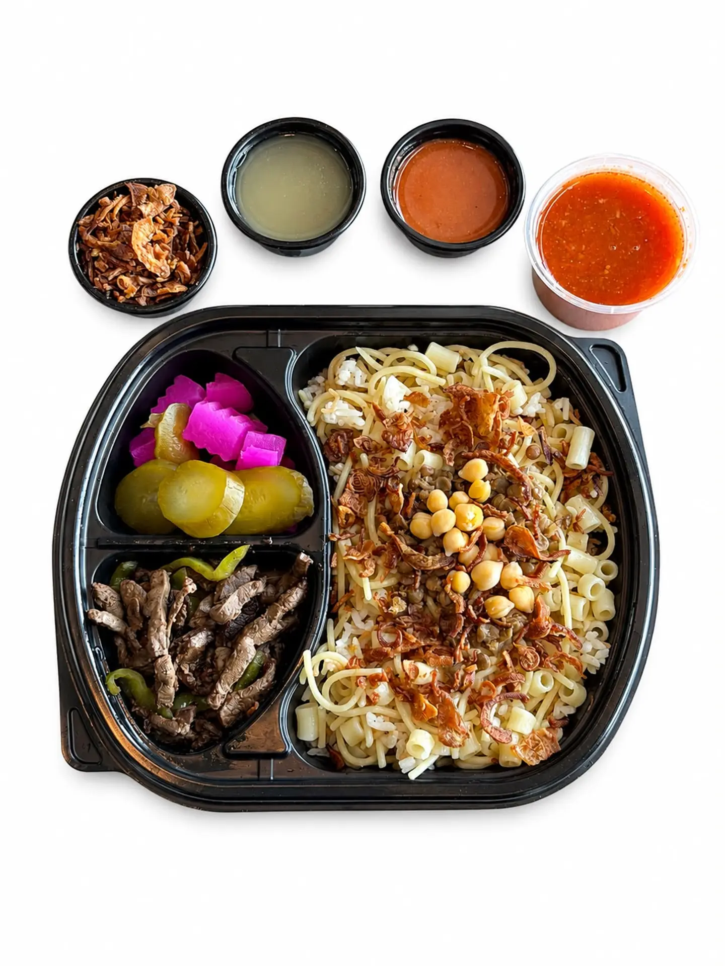 Mixed Liver Koshari