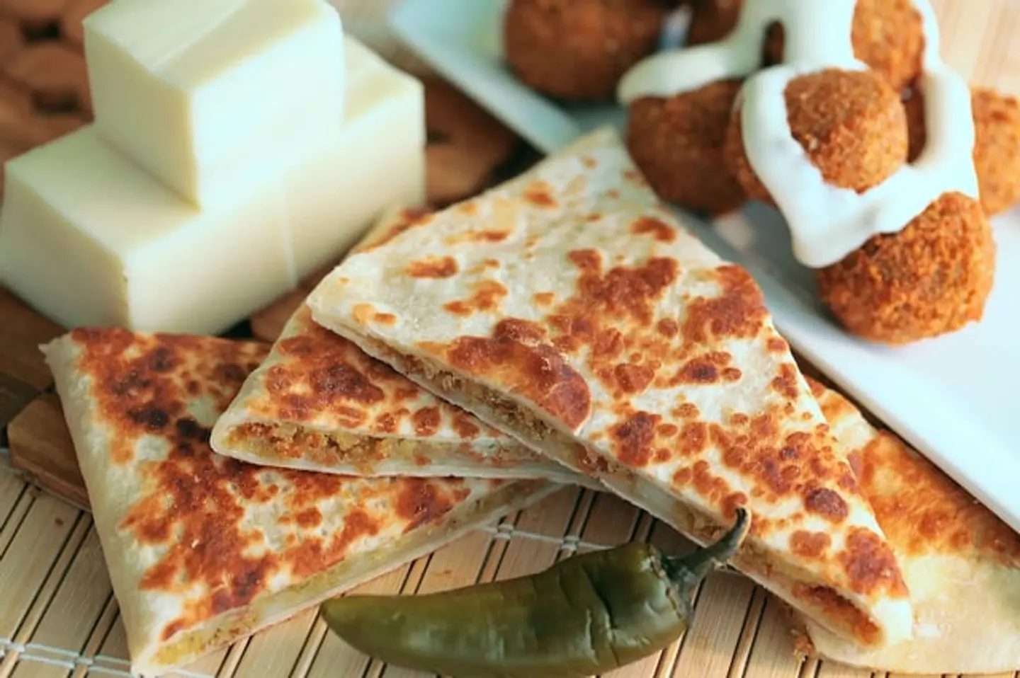 Falafel Cheese Pie