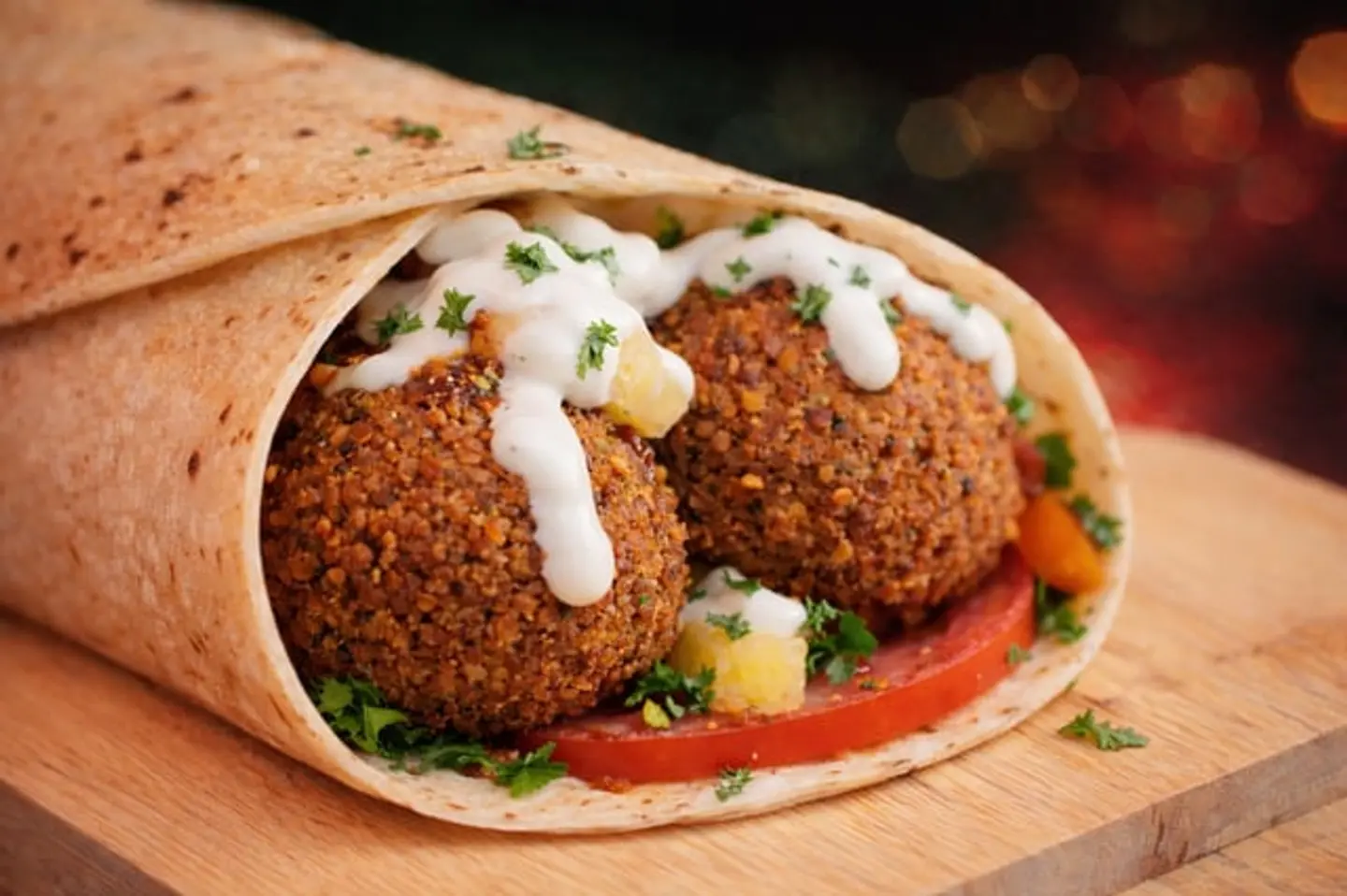 Deluxe Falafel Sandwich