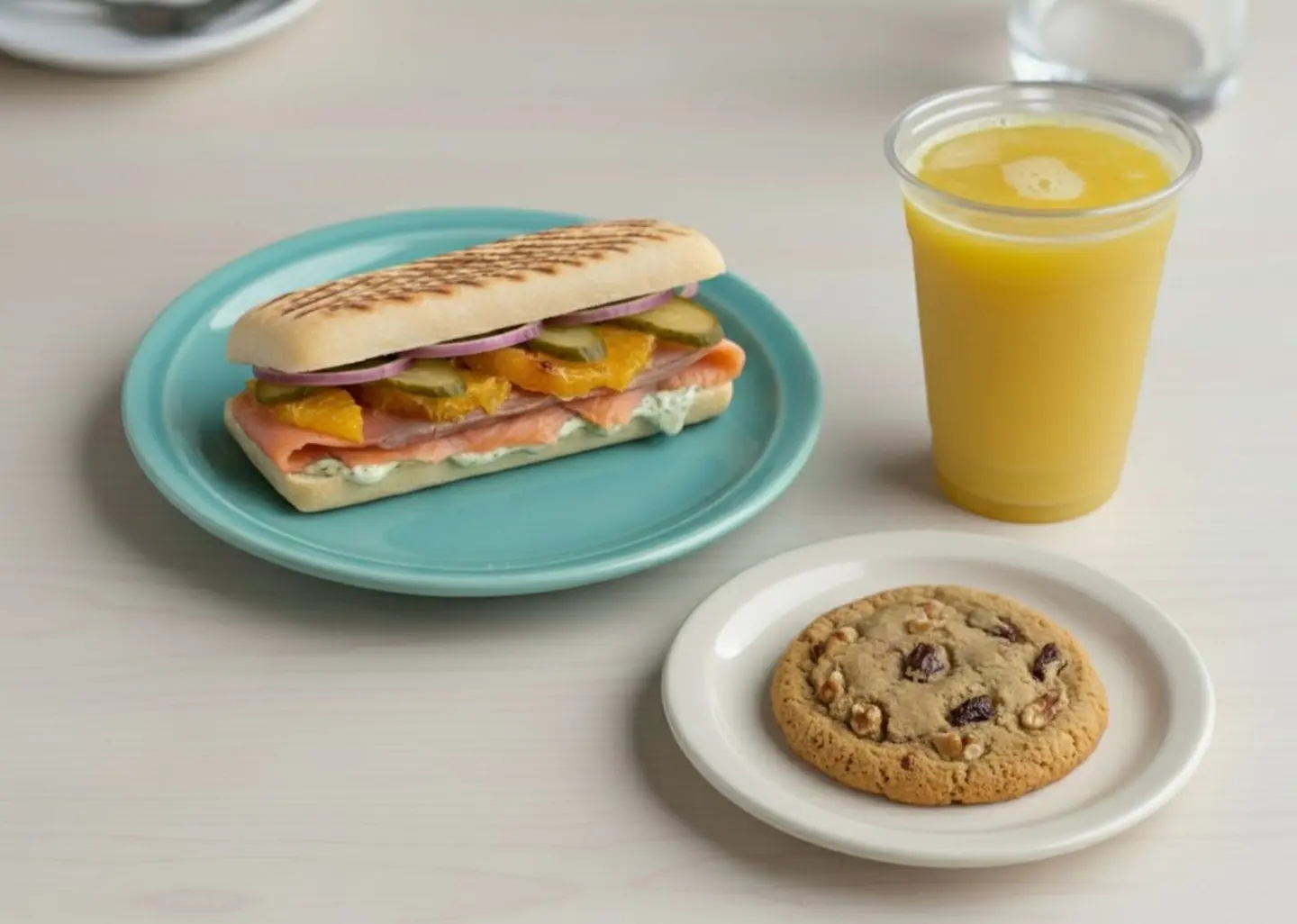 Smoked Salmon Sandwich Meal