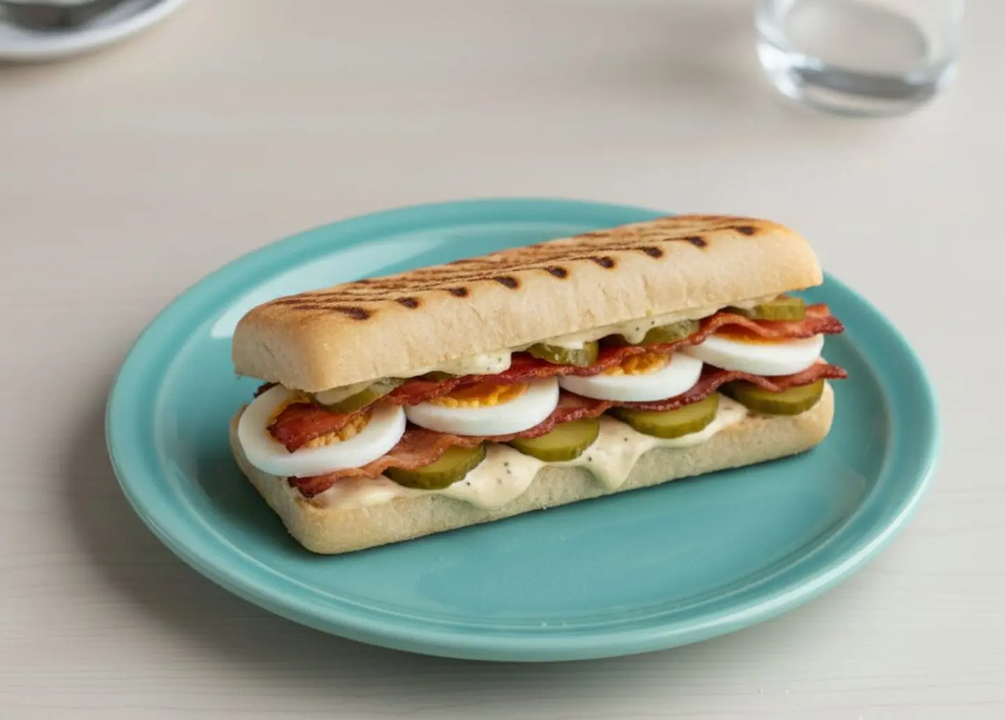 Boiled Egg Caesar Sandwich