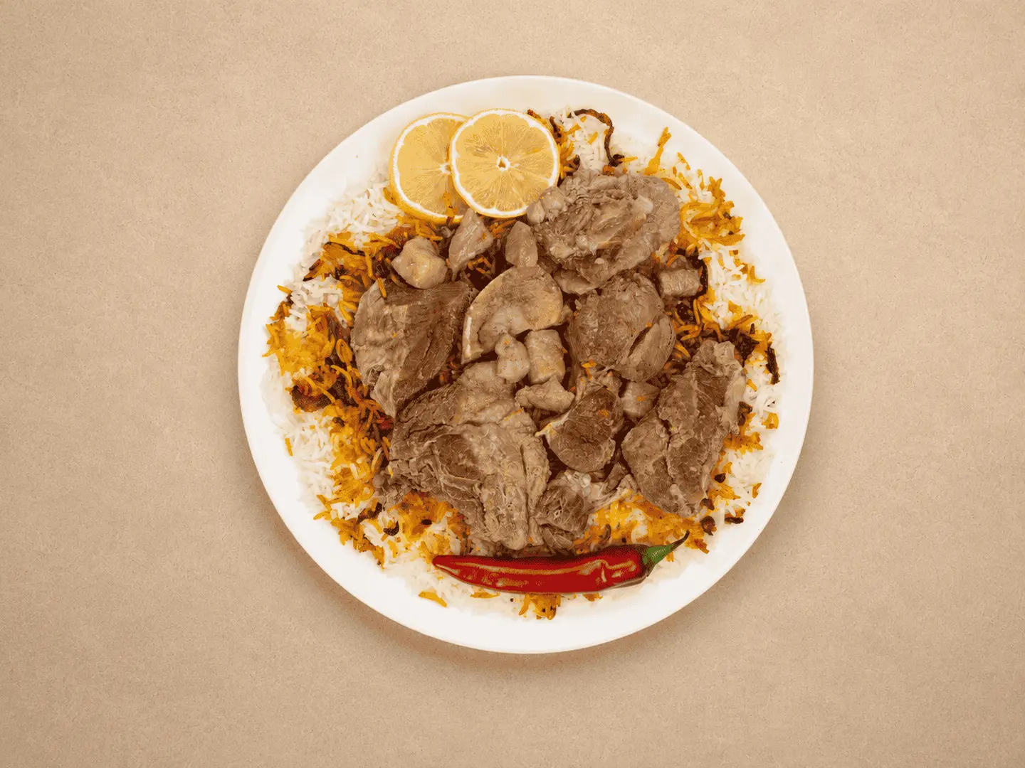 Camel Meat With Rice