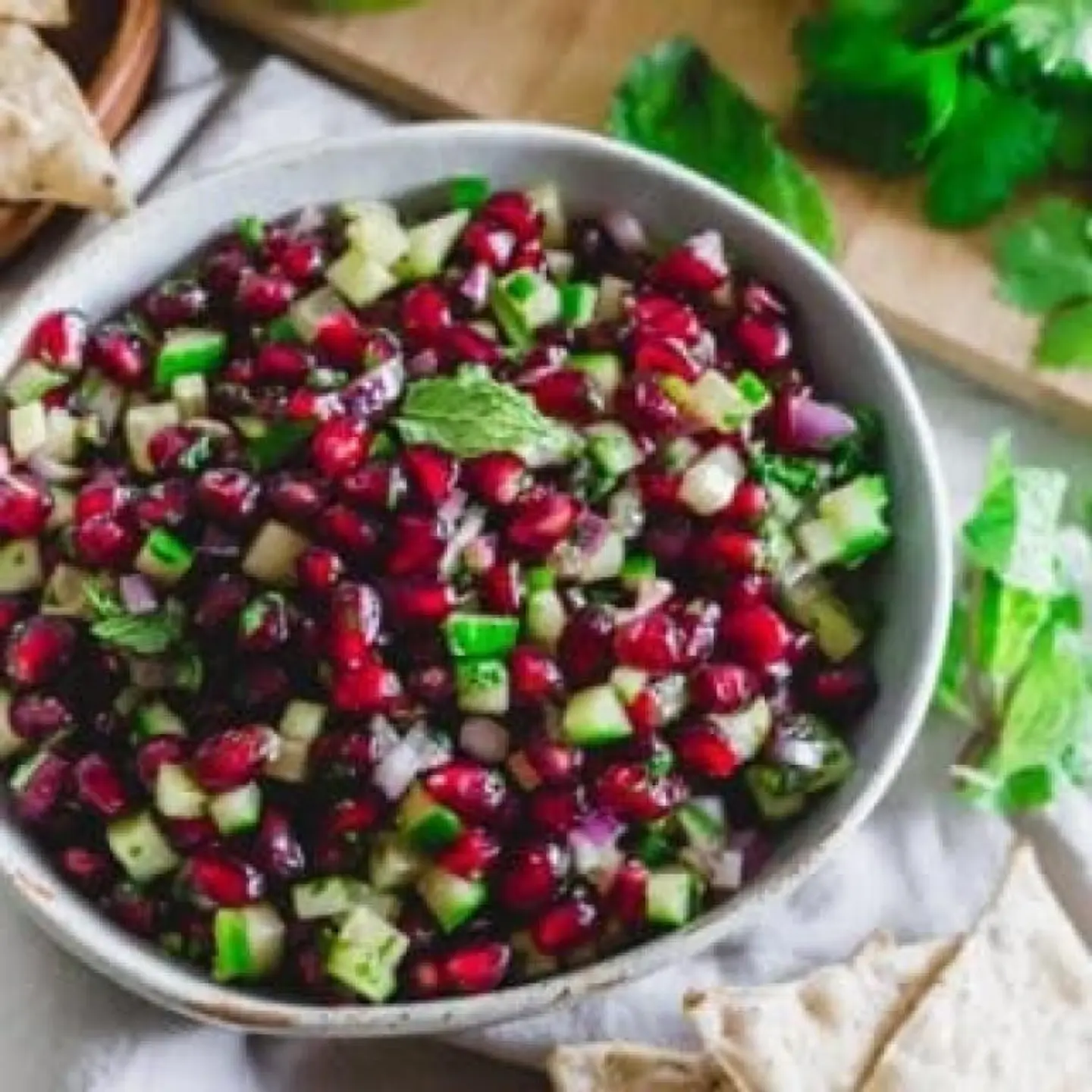Plain Pomegranate Salad