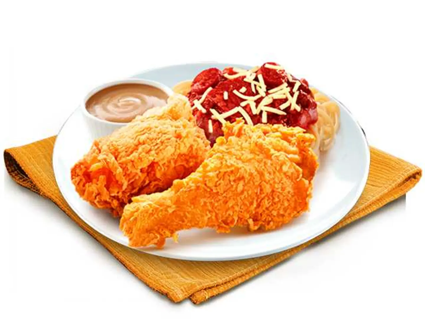 2 Pcs Chickenjoy Spaghetti Spicy
