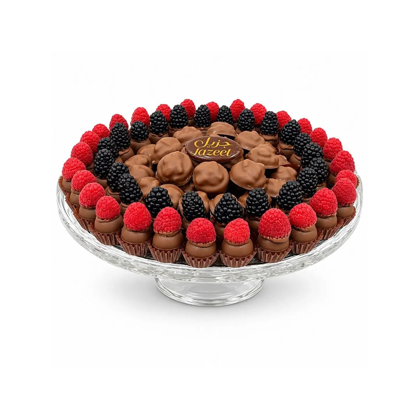 Fresh Berries & Pomegranate Chocolate Tray
