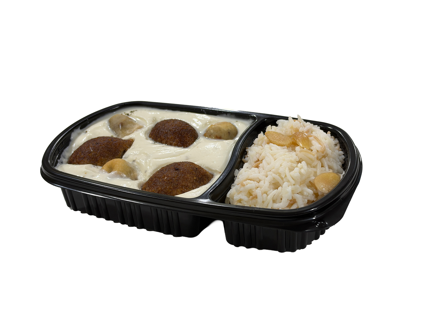 كبة لبنية مع شيش برك وأرز