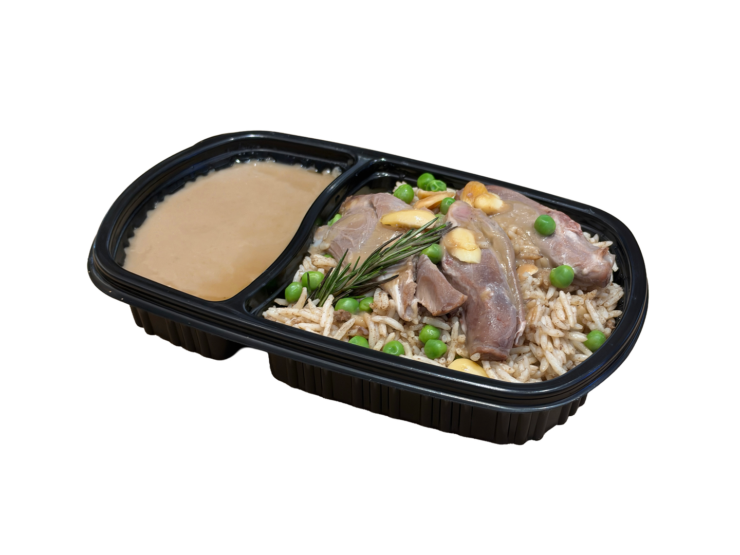 أرز بالموزات مع صوص