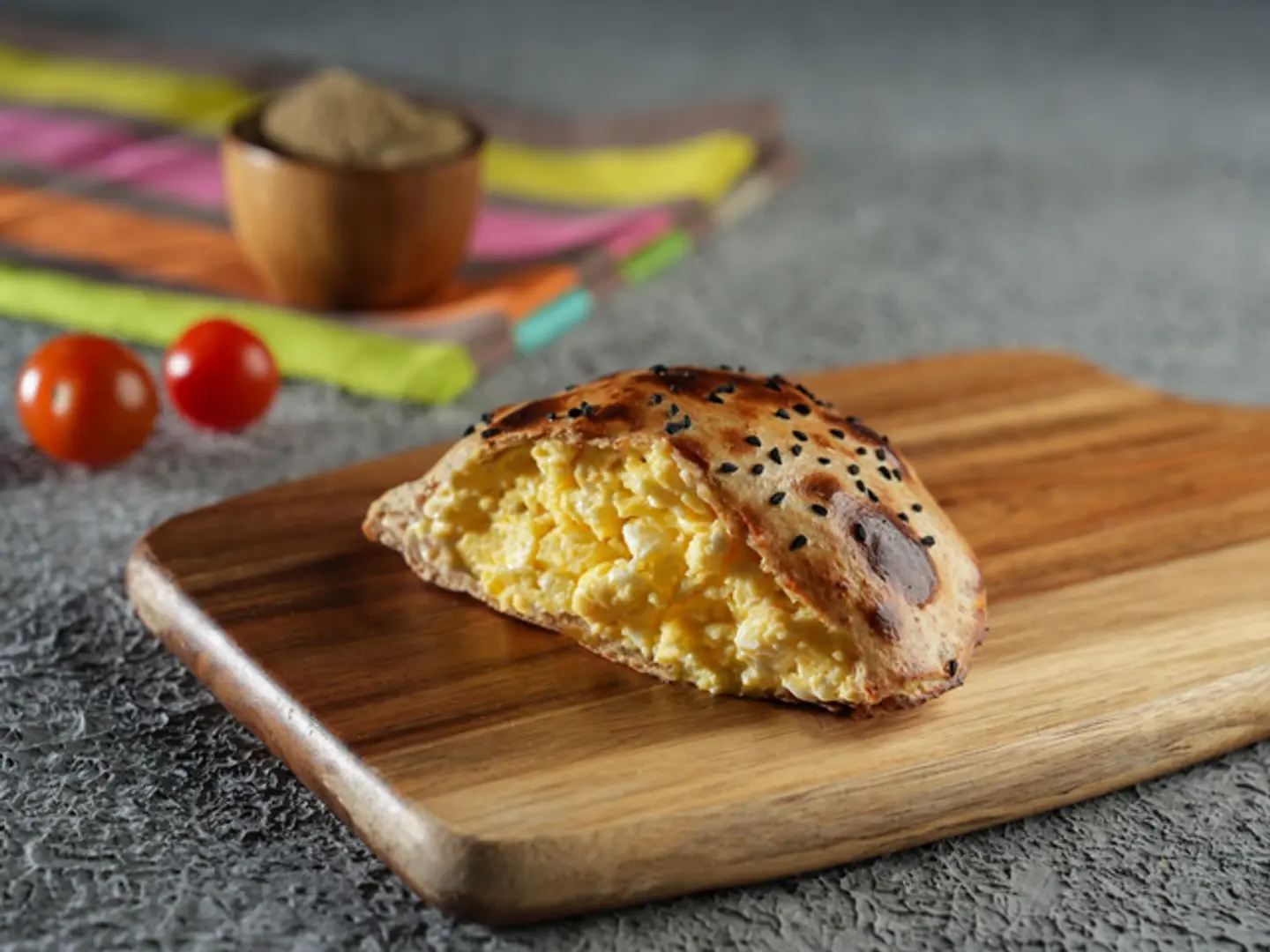 فطيرة بيض مقلي (خبز بر ١٠٠%)