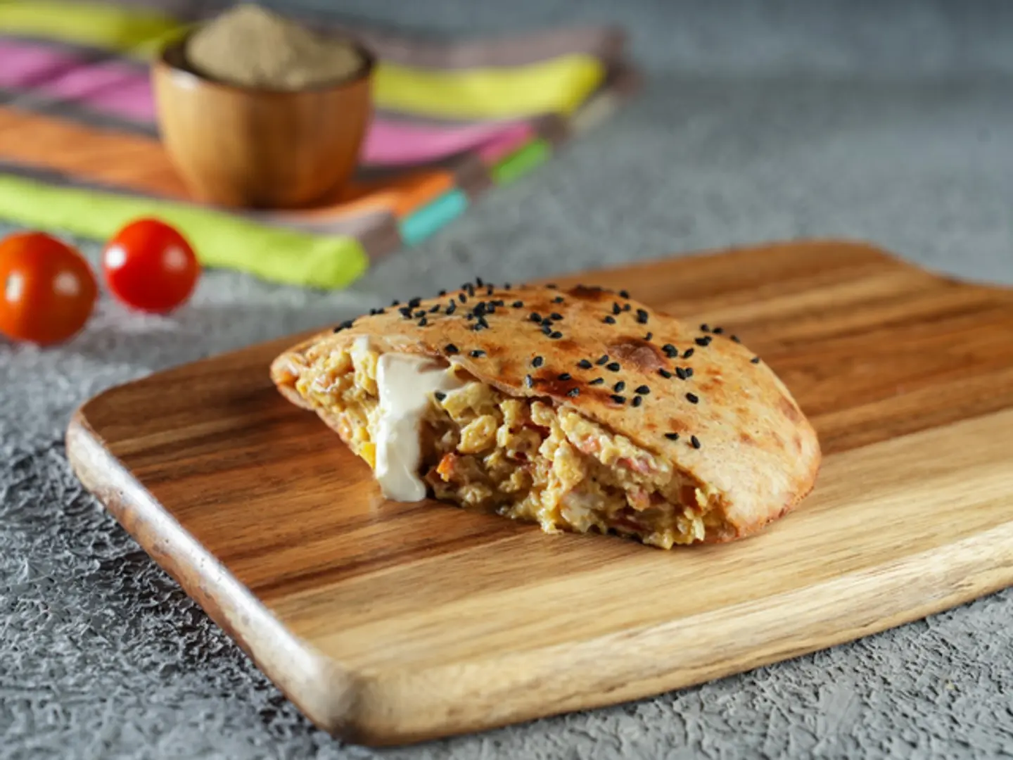 فطيرة شكشوكة جبن ( خبز بر ١٠٠%)
