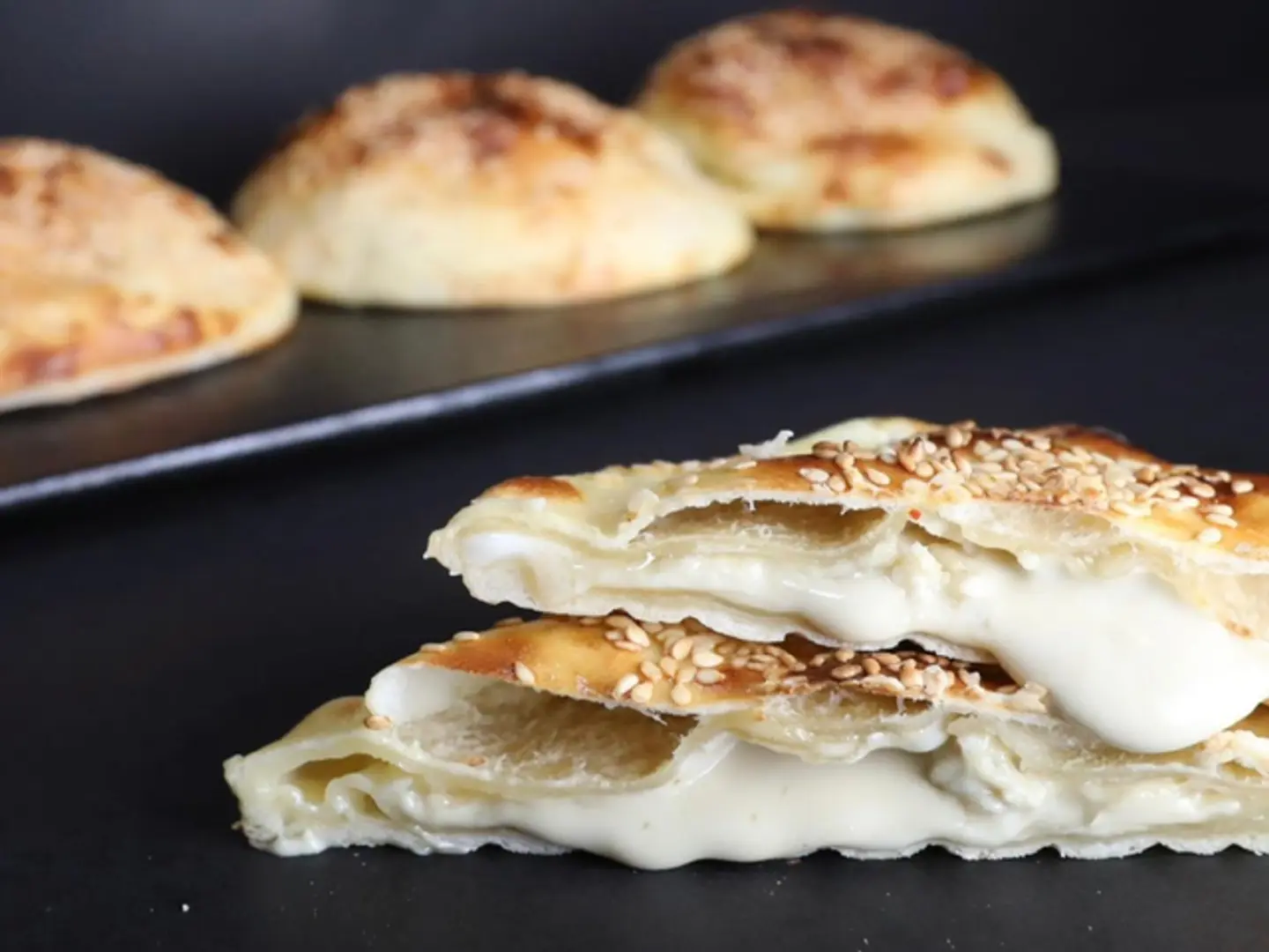 فطيرة جنبة سائلة (خبز بر ١٠٠%)