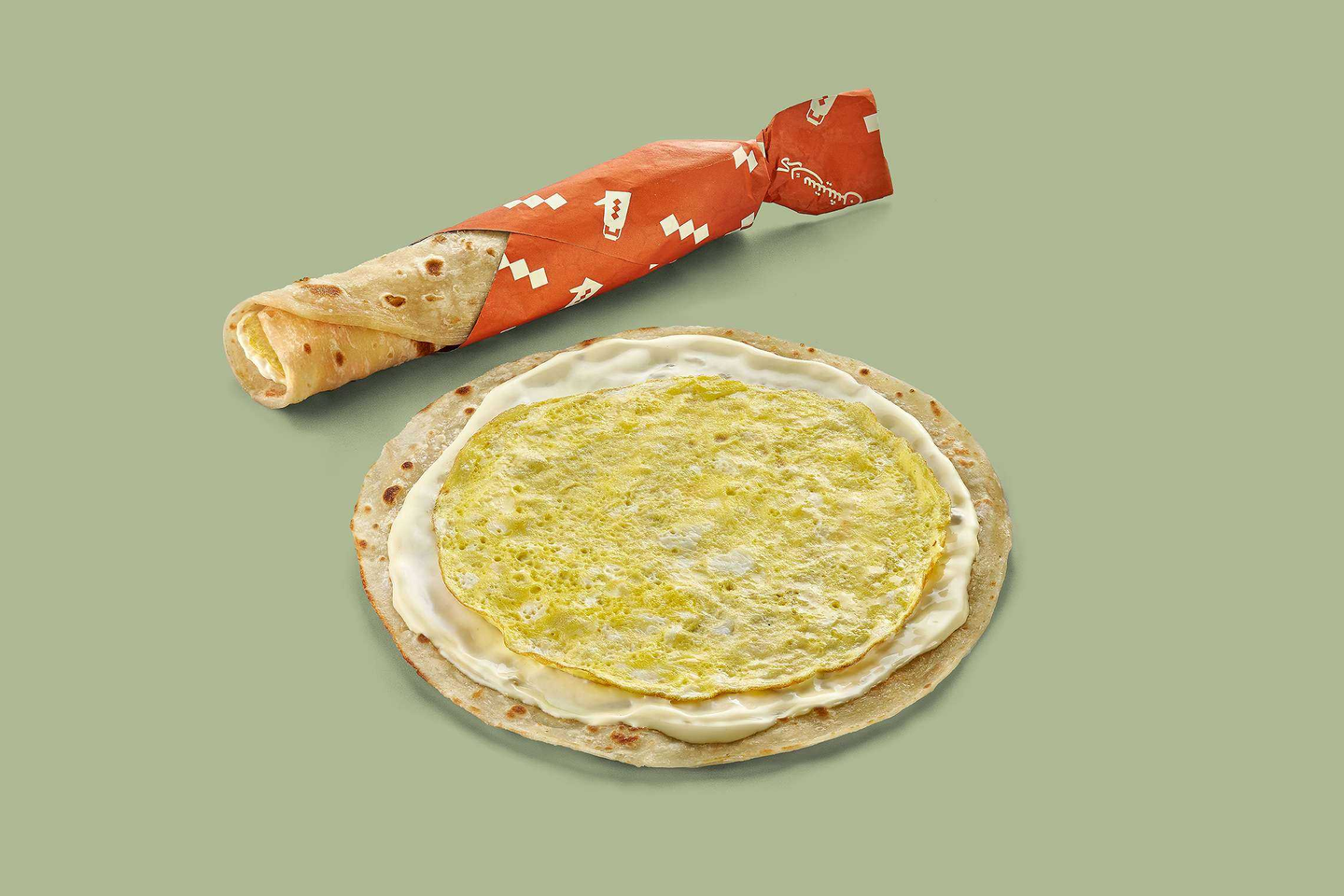 Egg Cheese Chapati