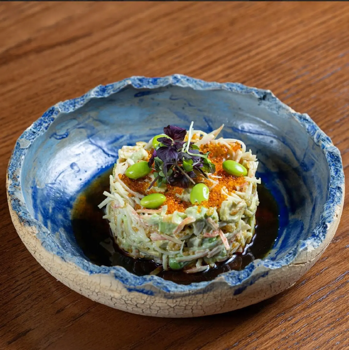 Wasabi Crab Salad.