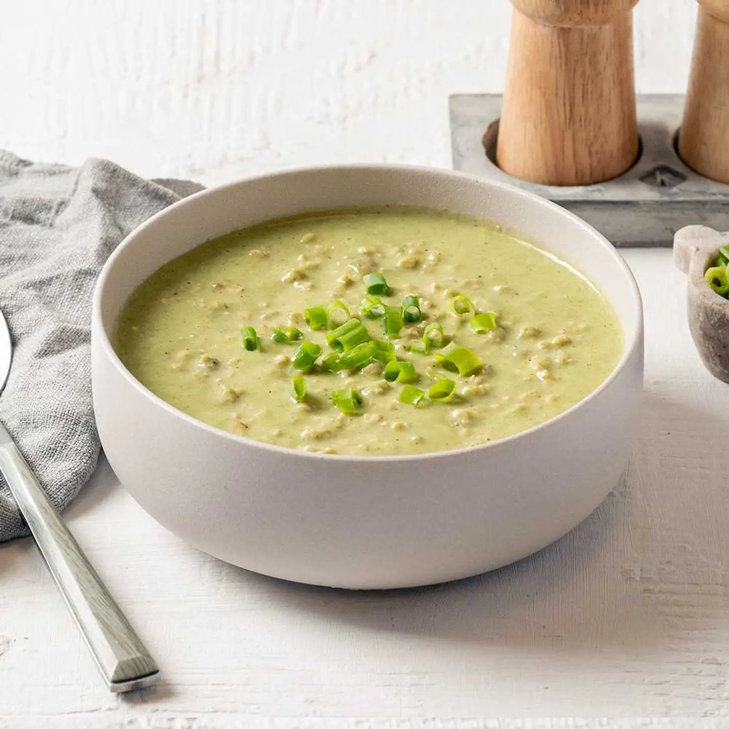 Chicken Broccoli Soup (High Protein)