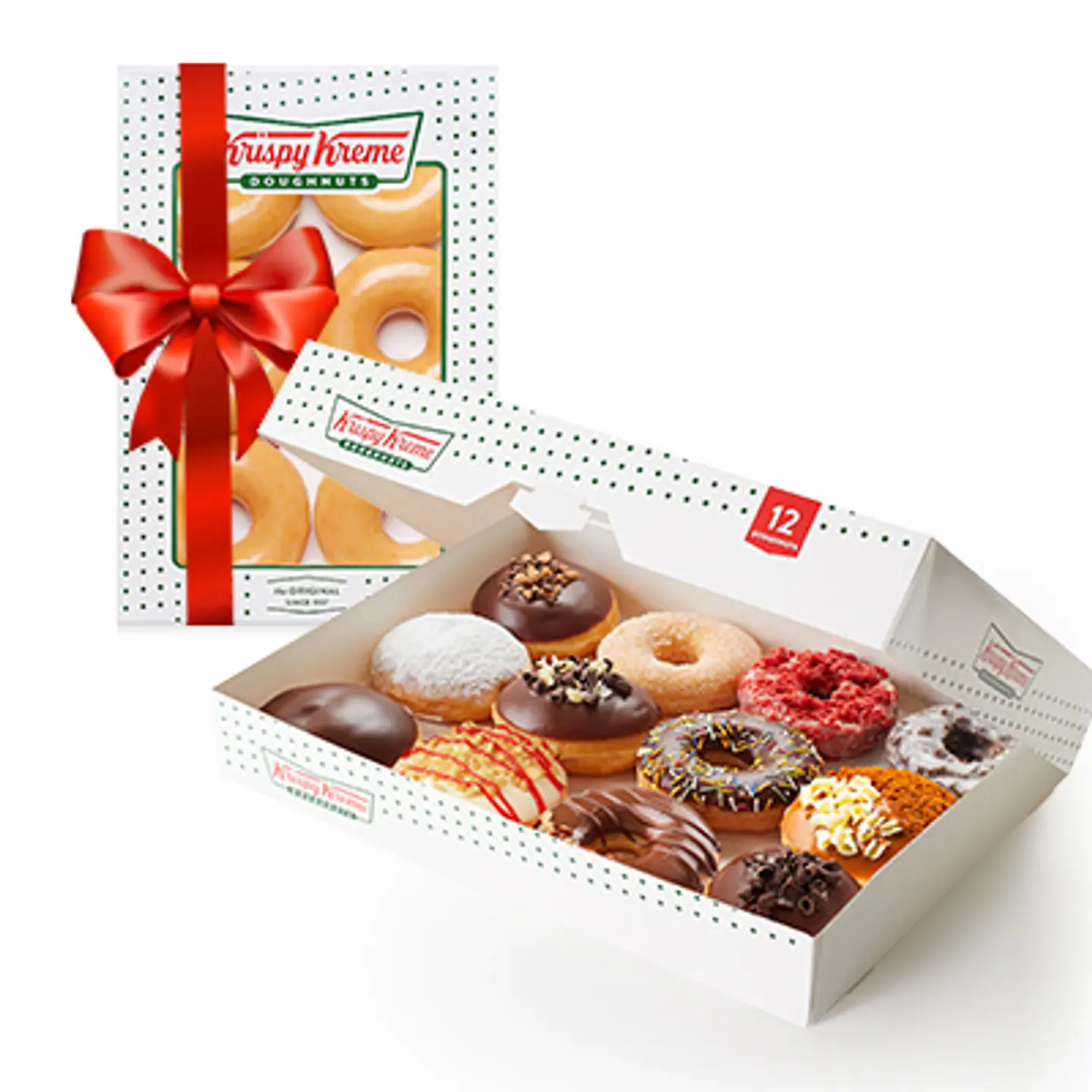 1 Premium Dozen + 1 Half Original Glazed Dozen Free