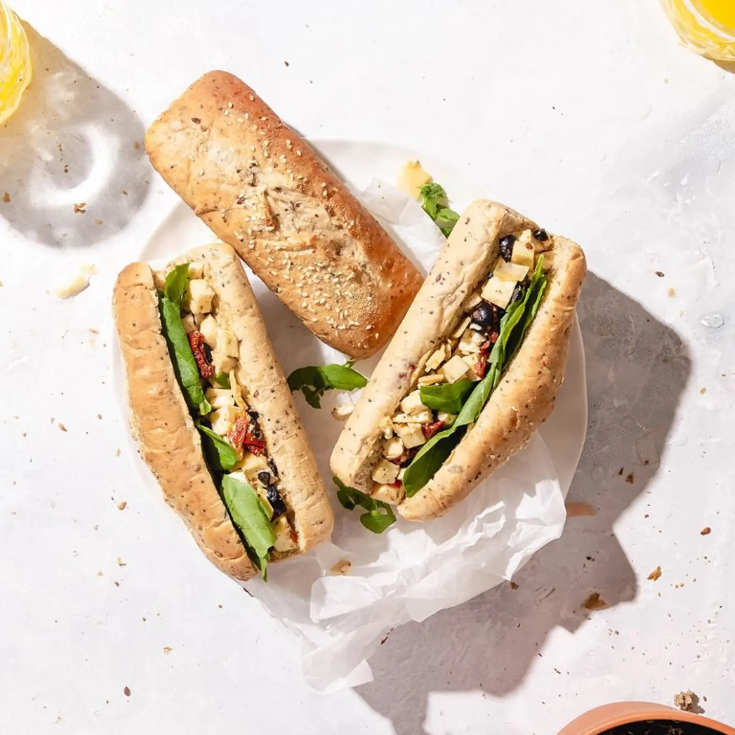 Halloumi And Kashkawan Sandwich