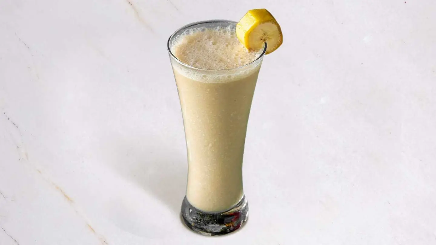 Banana With Milk Juice