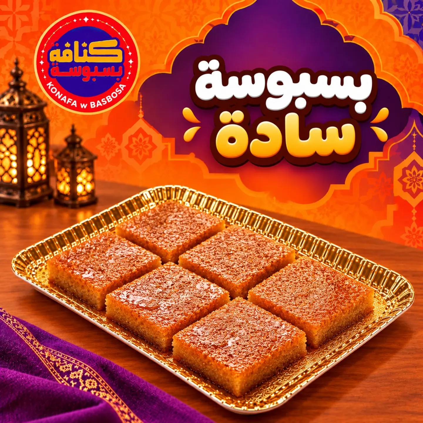 Plain Basbousa