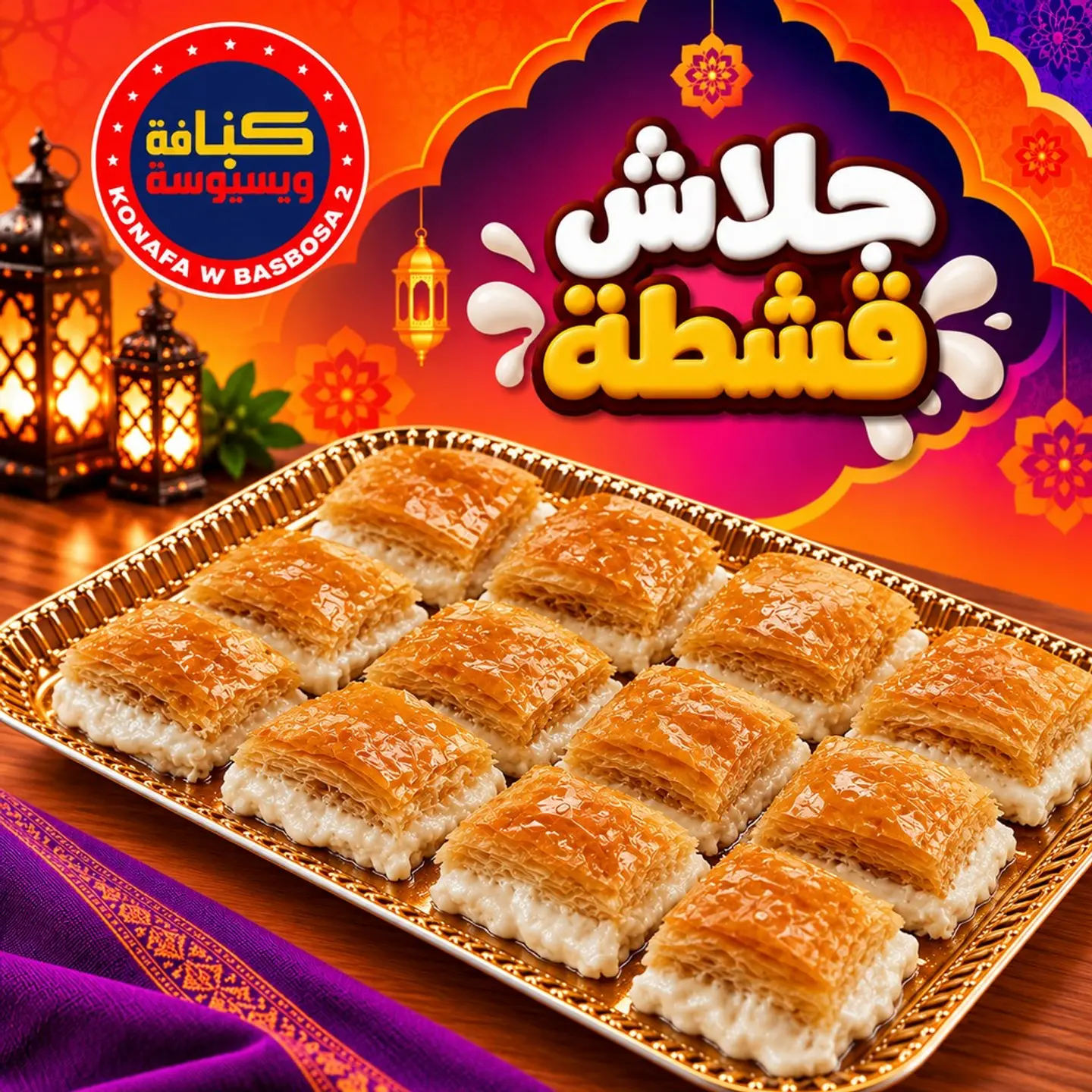 جلاش قشطه