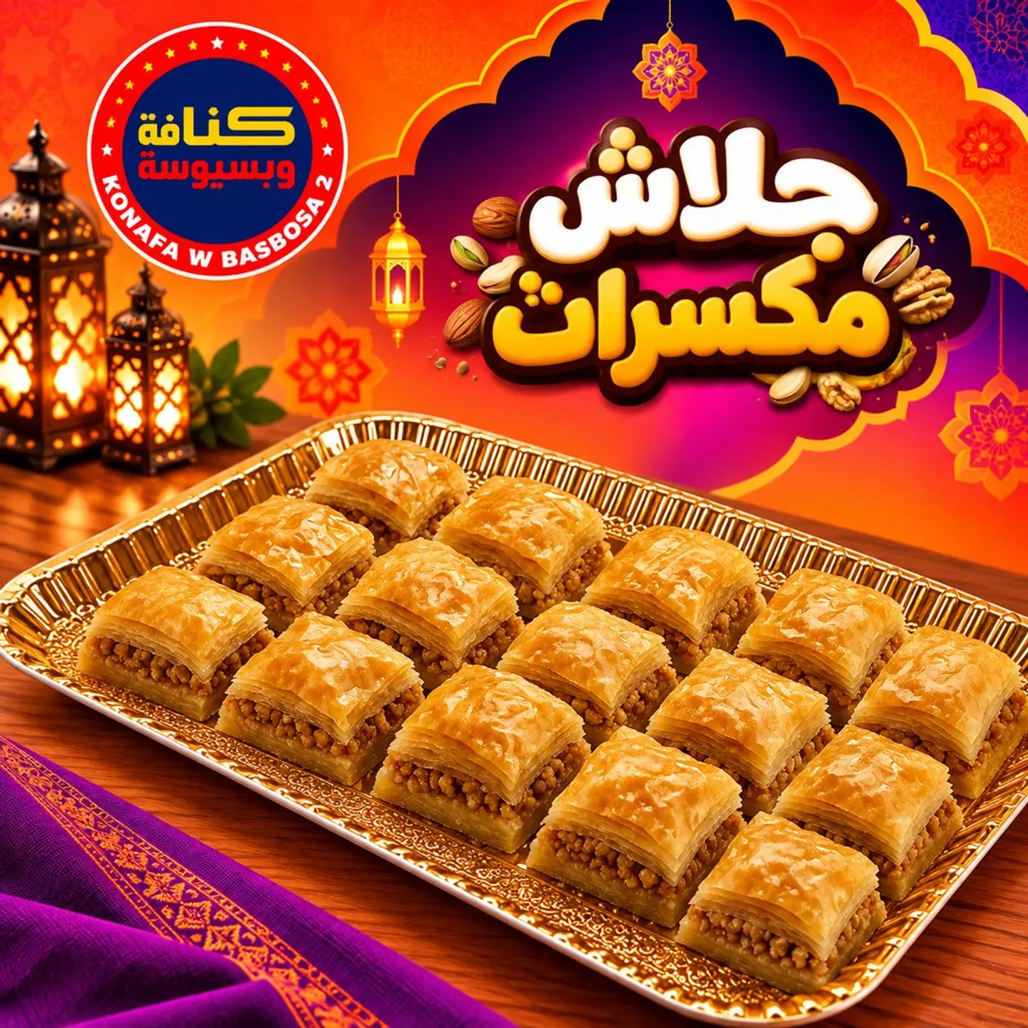 جلاش مكسرات