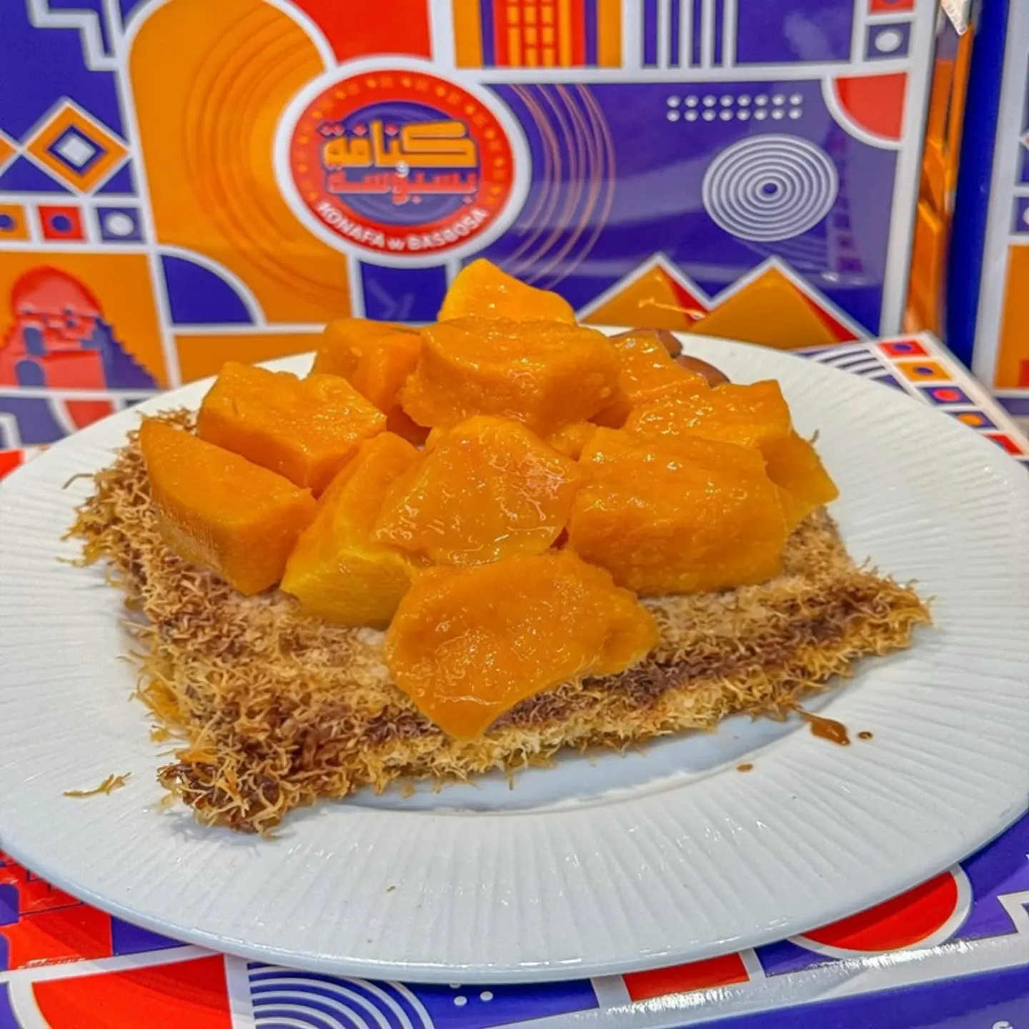 Osmanlia Kunafa With Mango
