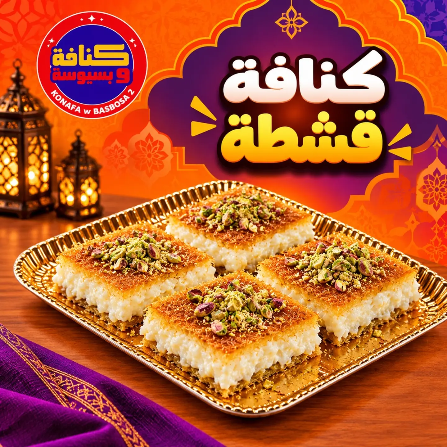Cream Kunafa