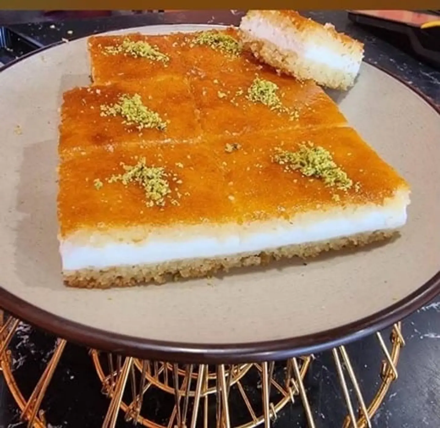 Basbousa With Cream