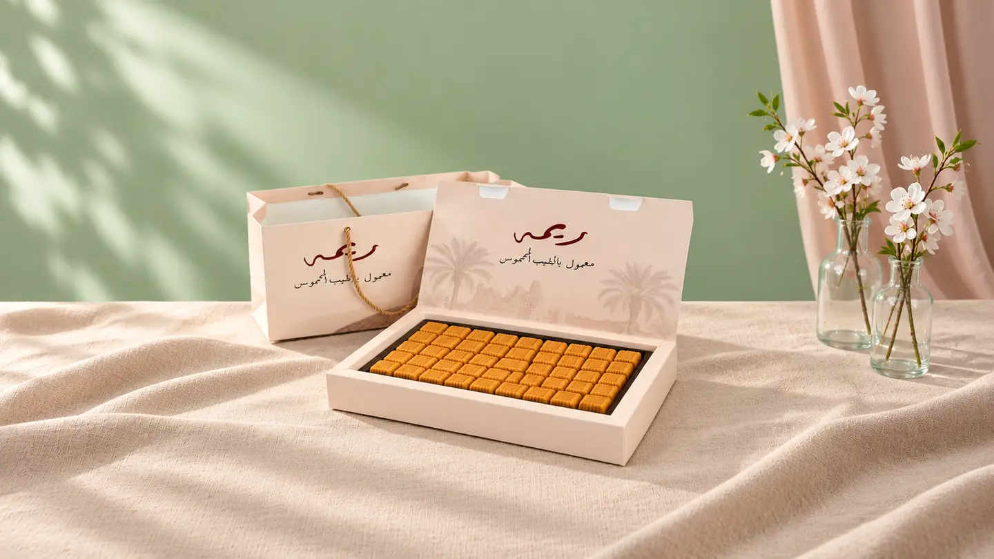 Reema Maamoul With Roasted Milk