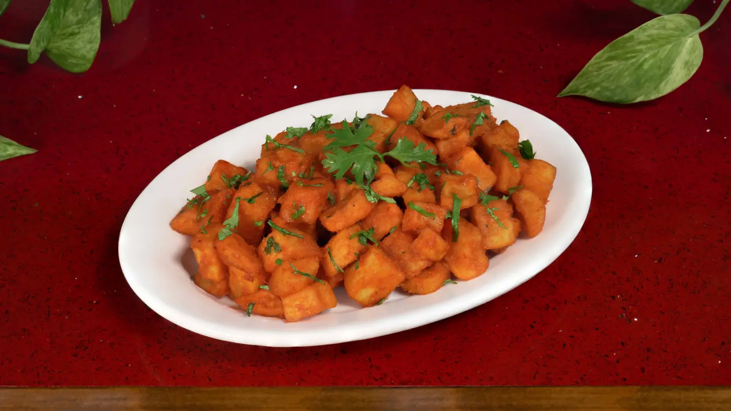 Spicy Potato Cubes