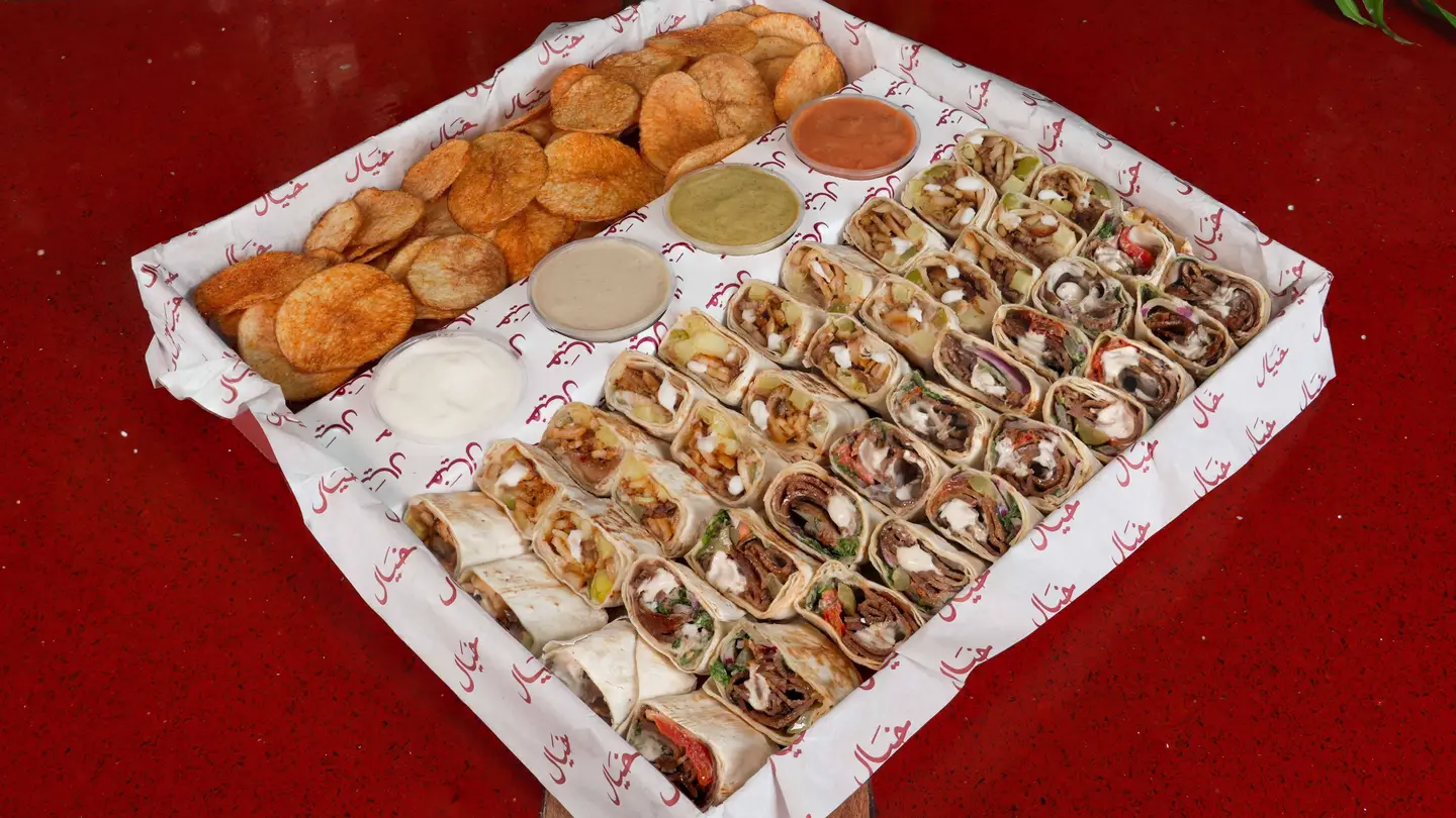 Mix Shawerma Sandwich Box (40 Pcs)