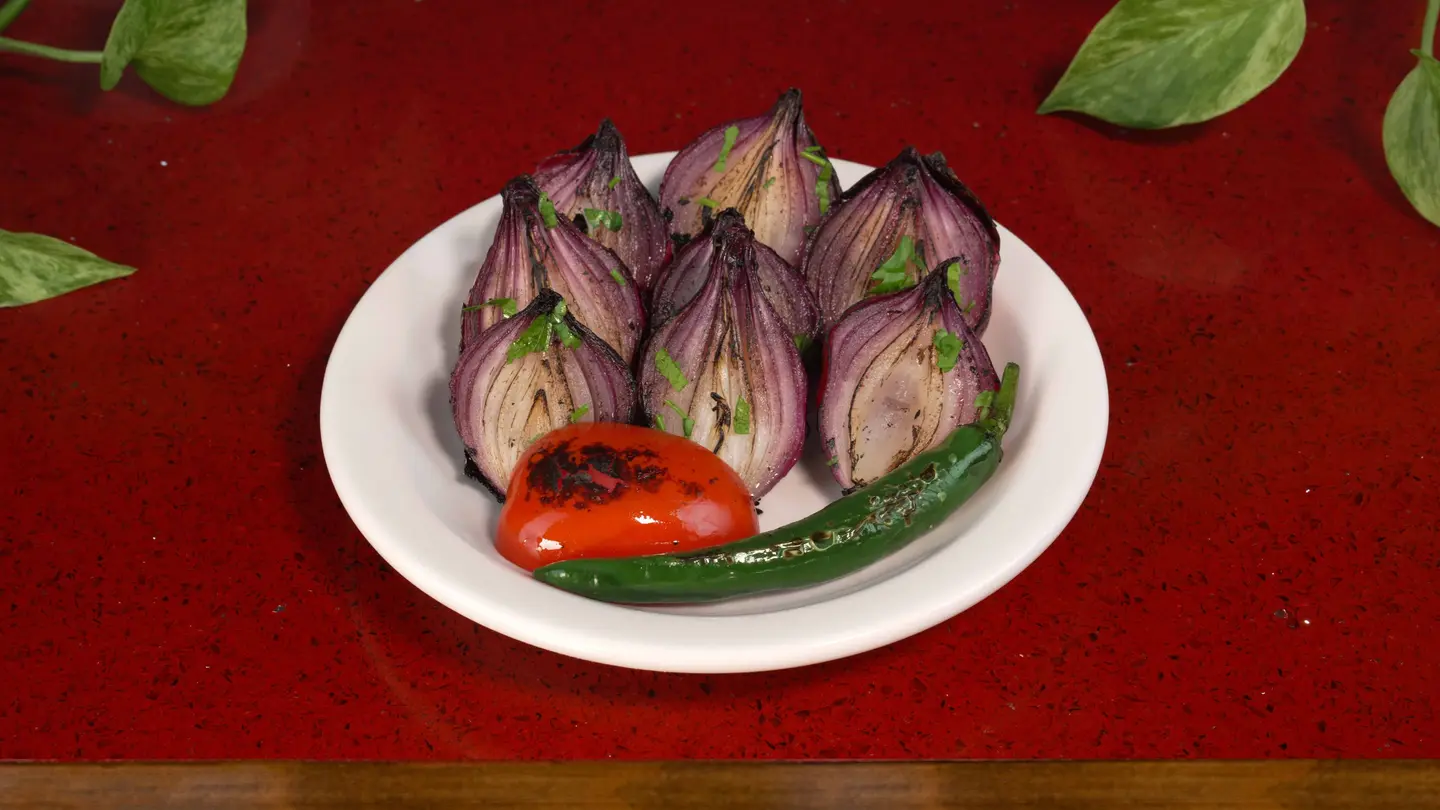 Skewered Grilled Onion