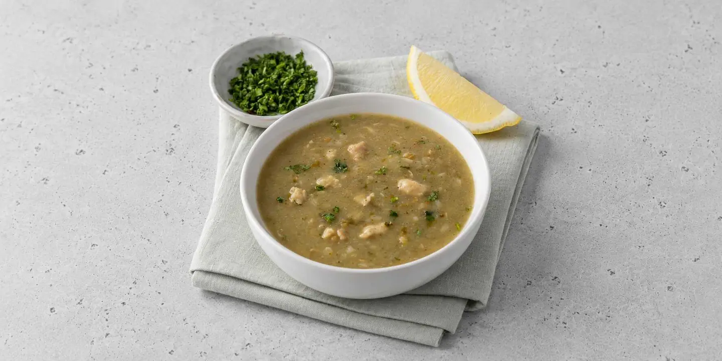 شوربة الفريكة بالدجاج