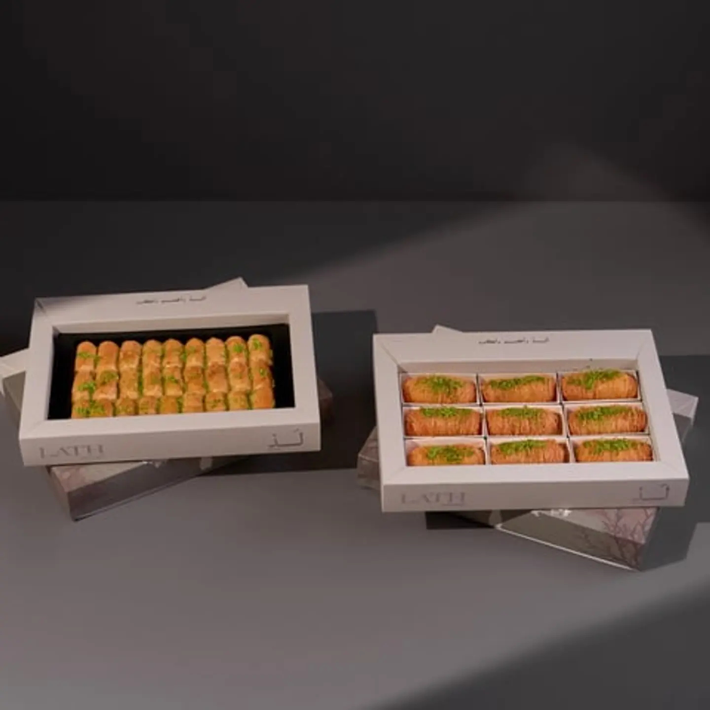 Chesse Baklava Small Kunafa Rolls Small