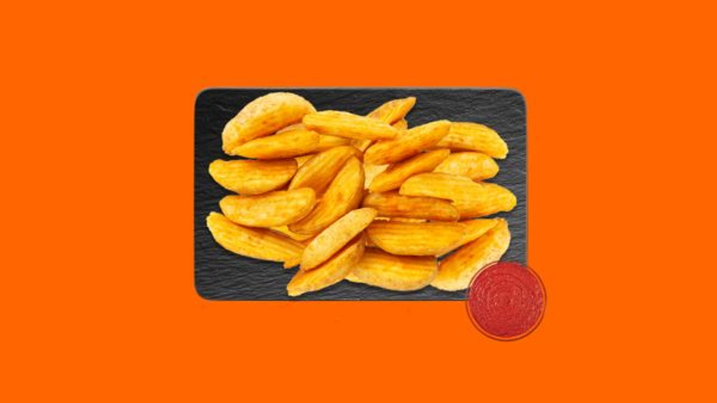 بطاطس ودجز مشوية