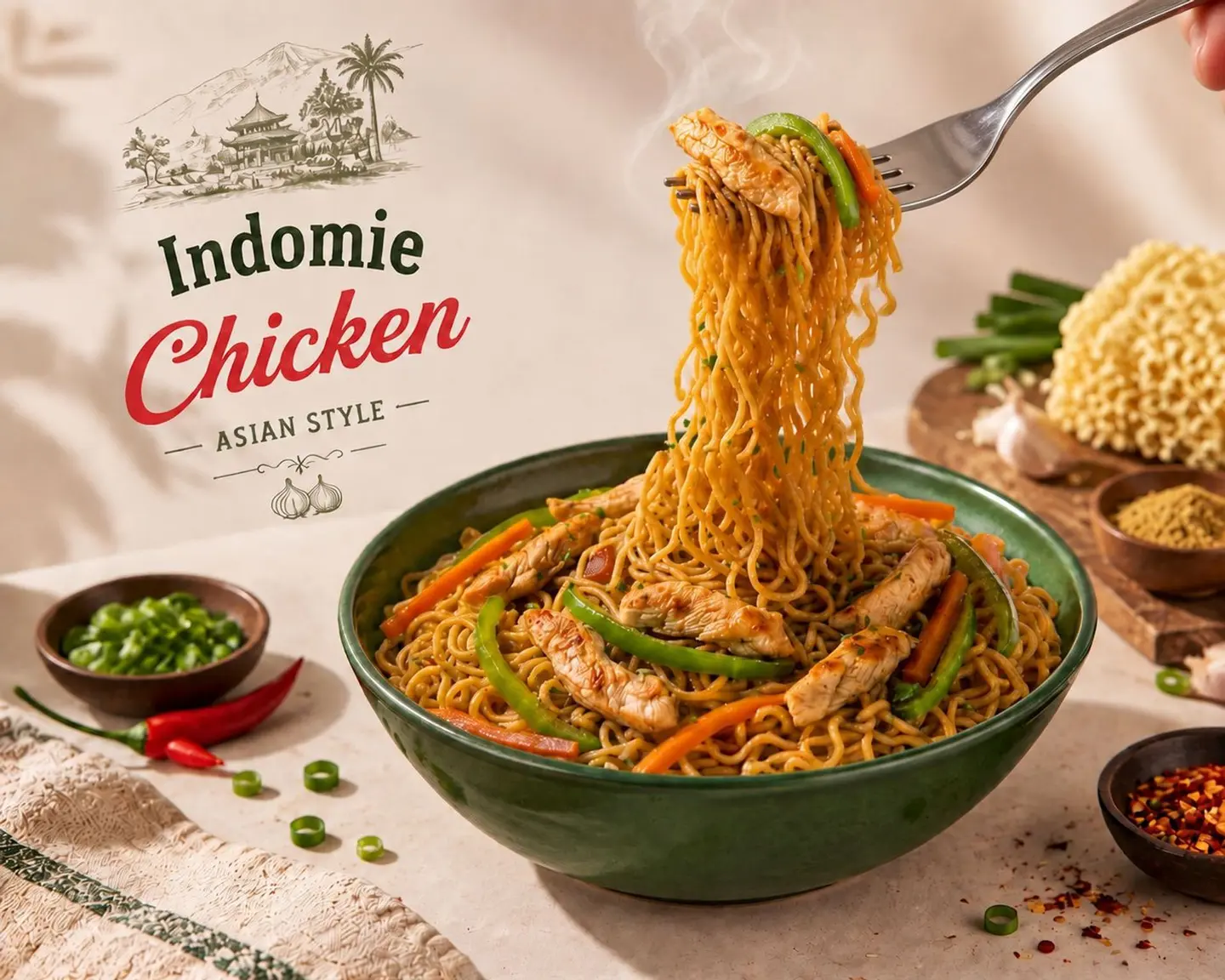 Large Chicken Indomie