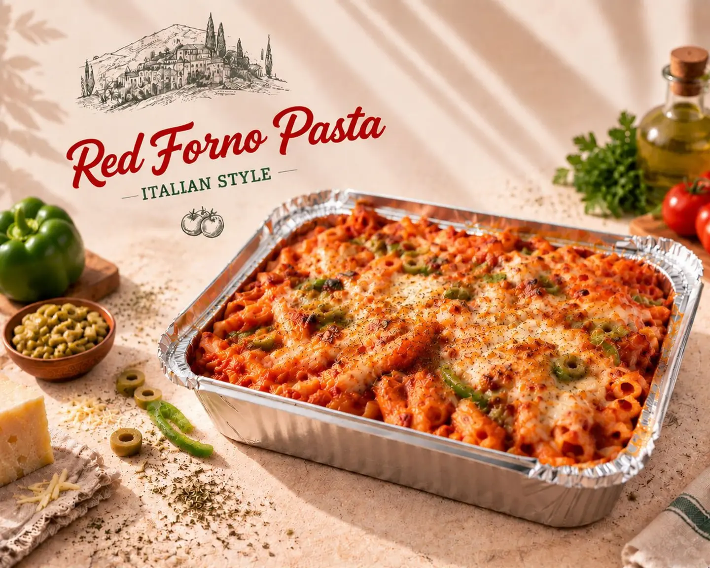 Forno Red Pasta With Vegetables