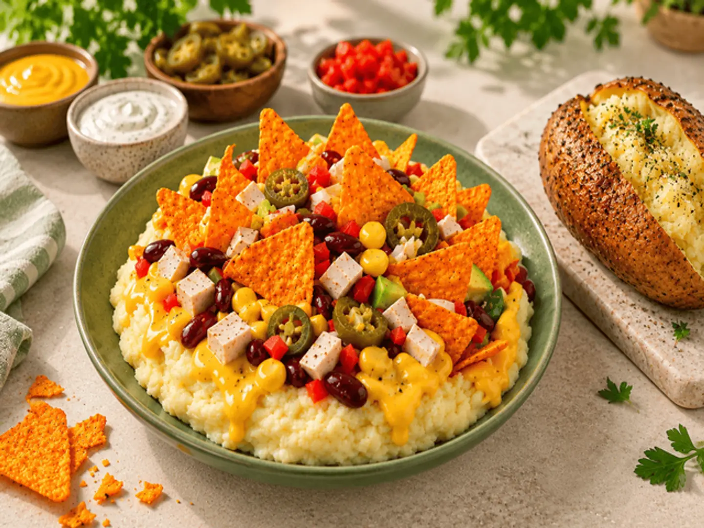 Mexican Style Baked Potato