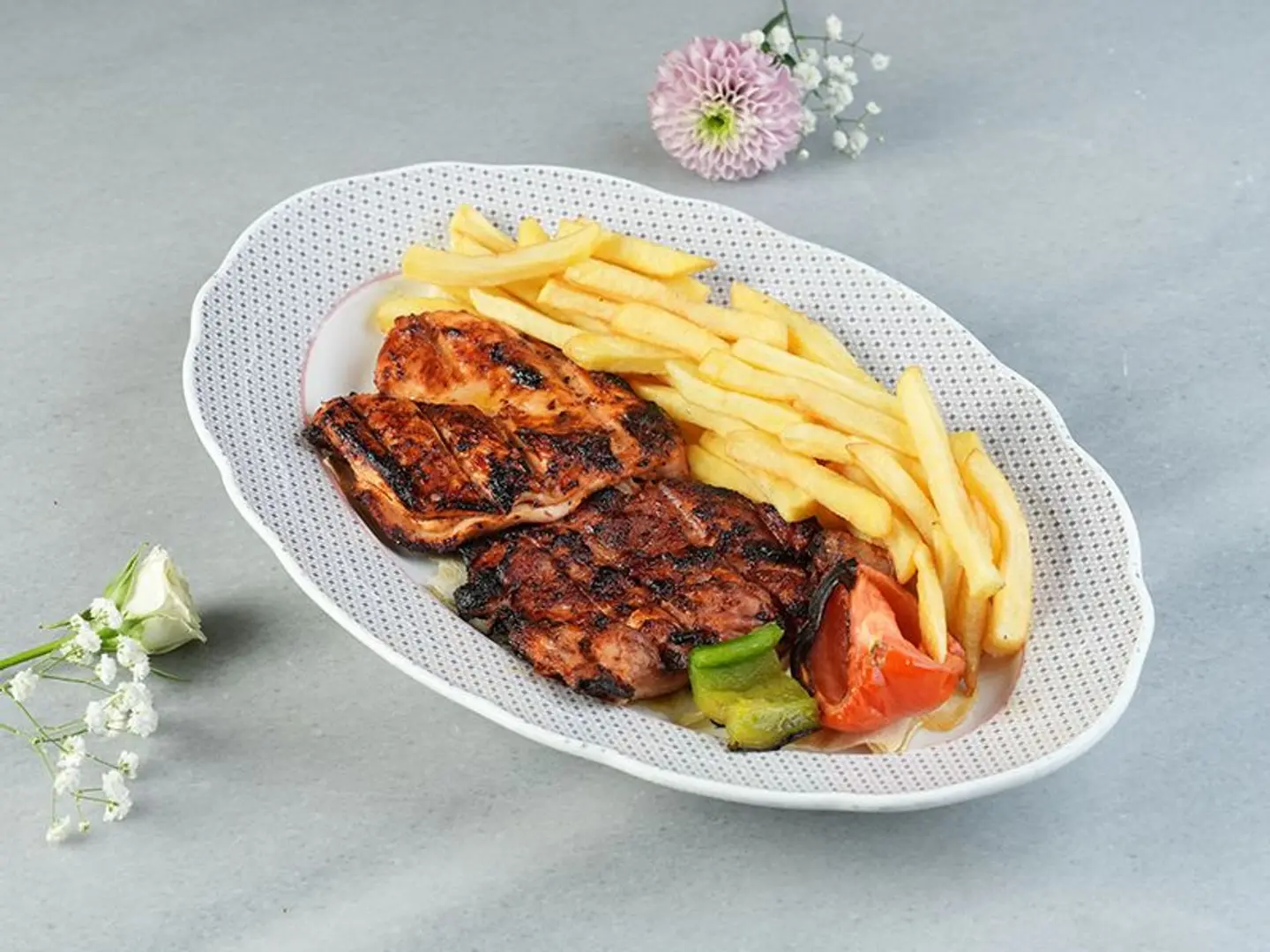 Half Grilled Chicken