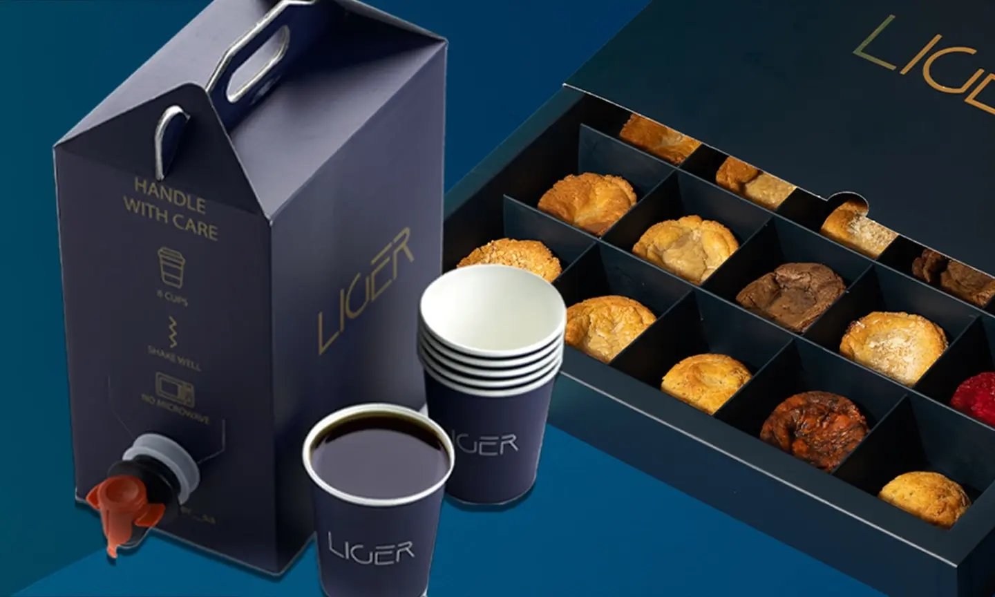 Large Cookies Box + Coffee Of The Day Thermos