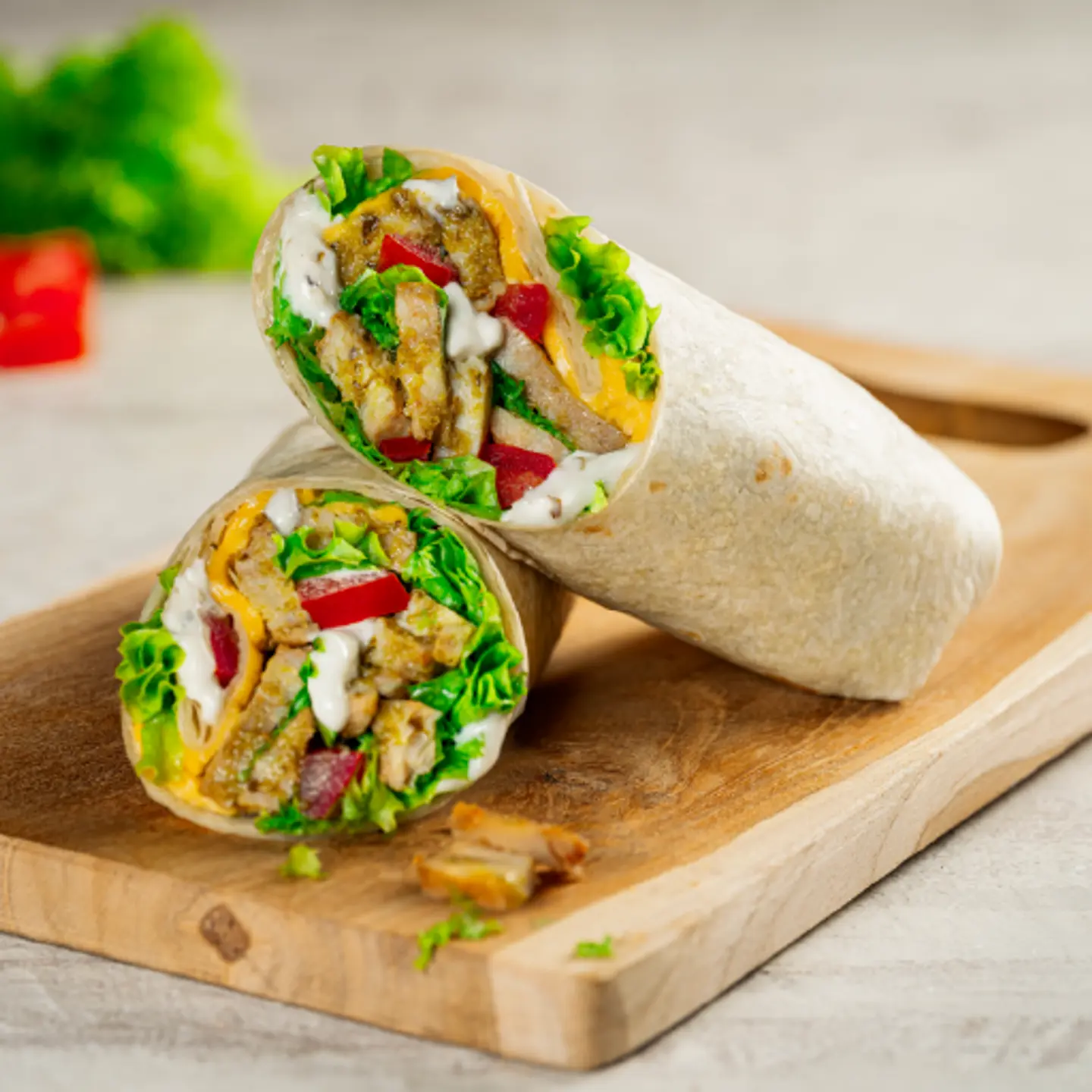 Pesto Chicken Wrap