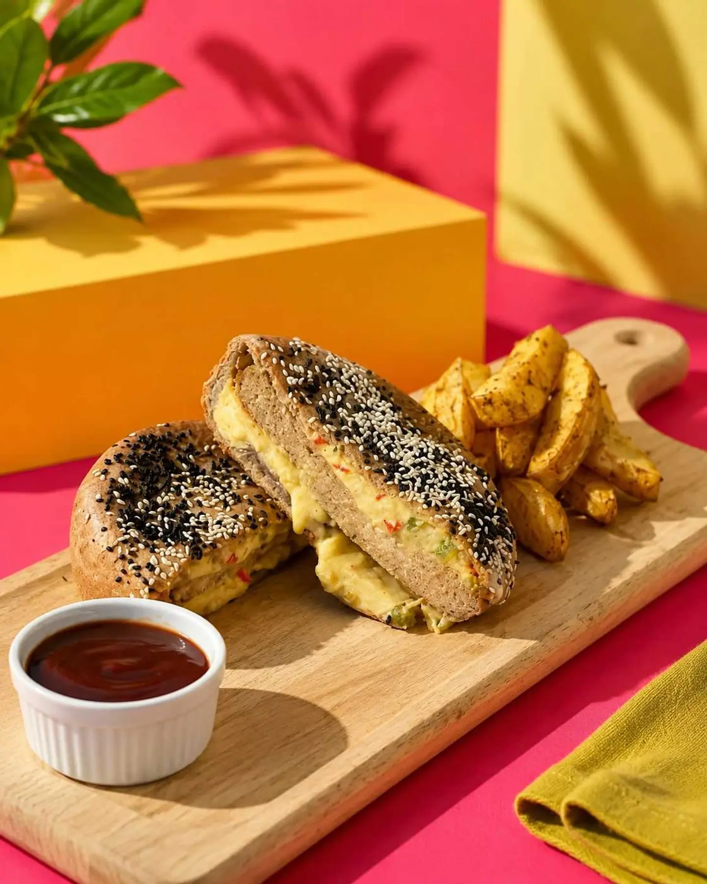 Chicken Pocket Burger