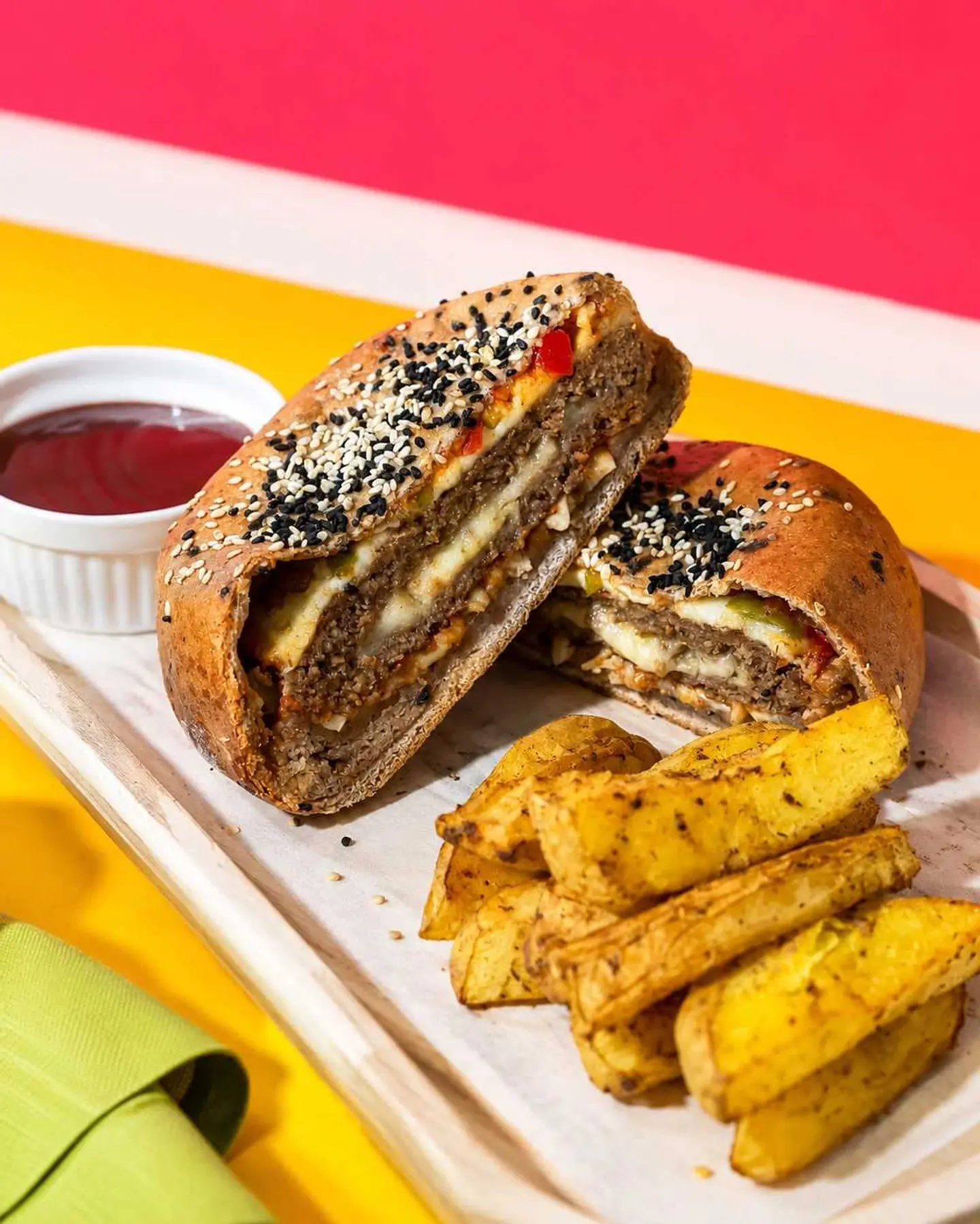 Beef Pocket Burger