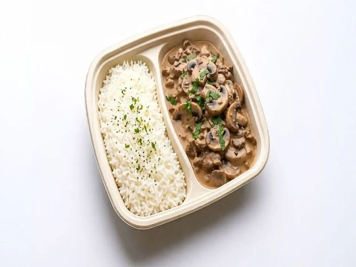 Beef Stroganoff With Rice