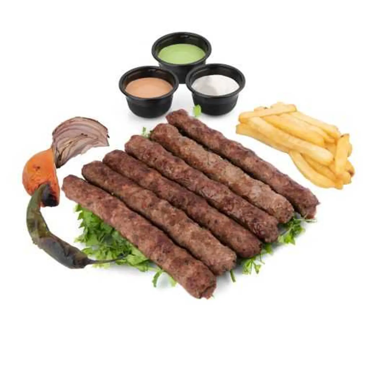 Meat Kebab Plate 6 Skewers