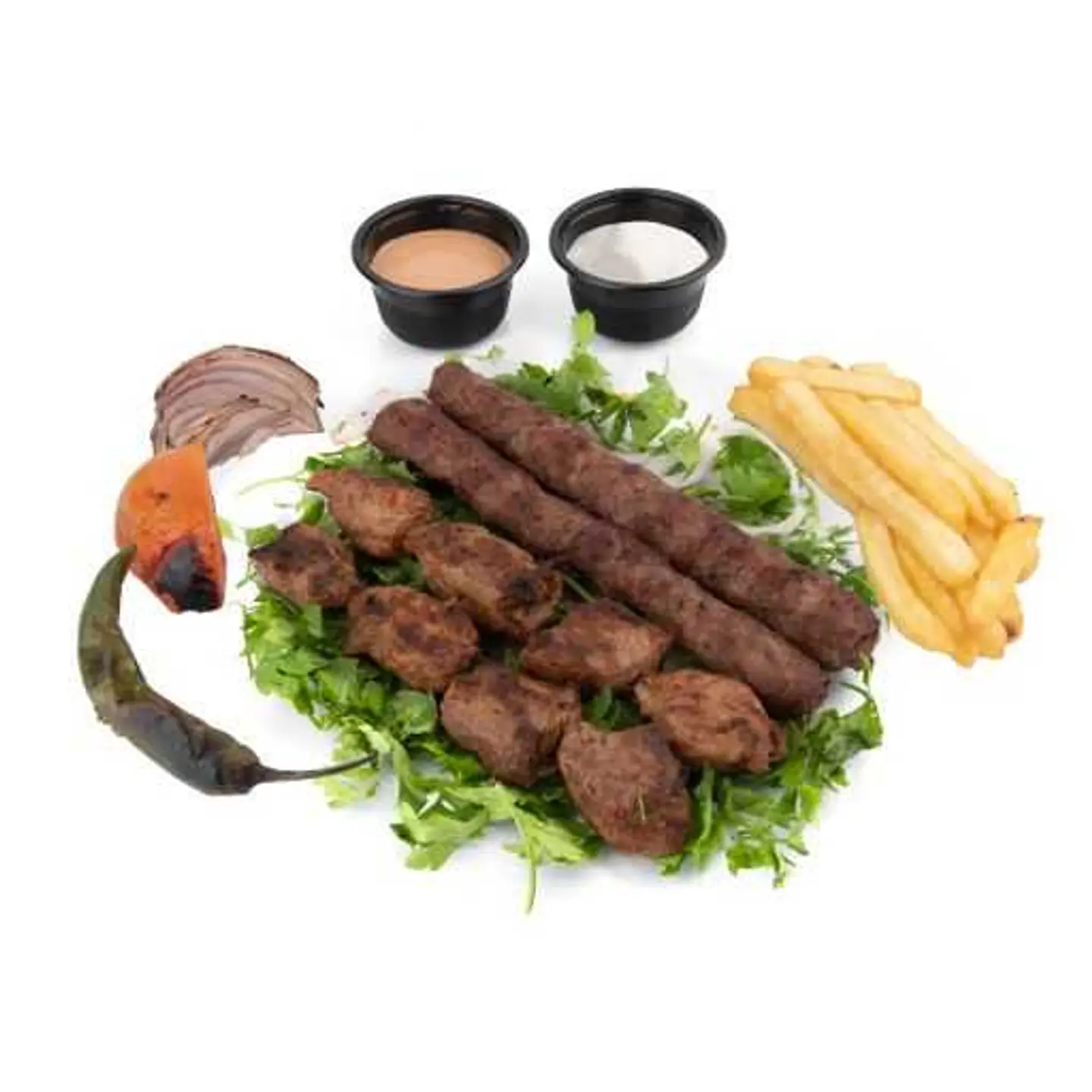 صحن مشكل لحم.