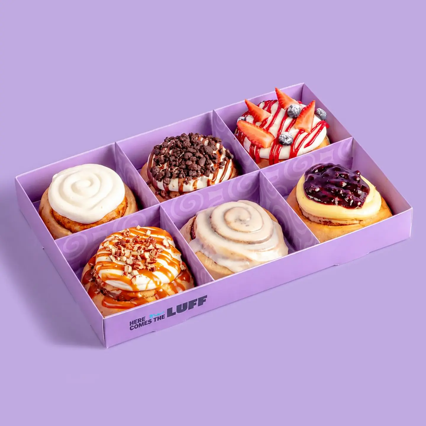 Jumbo Cinnamon Swirls 6 Pcs