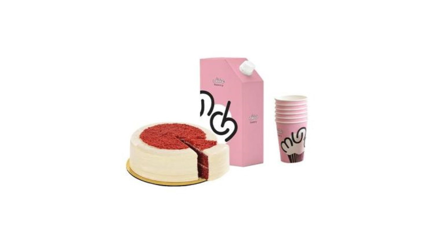 Coffe Gathering With Medium Cake