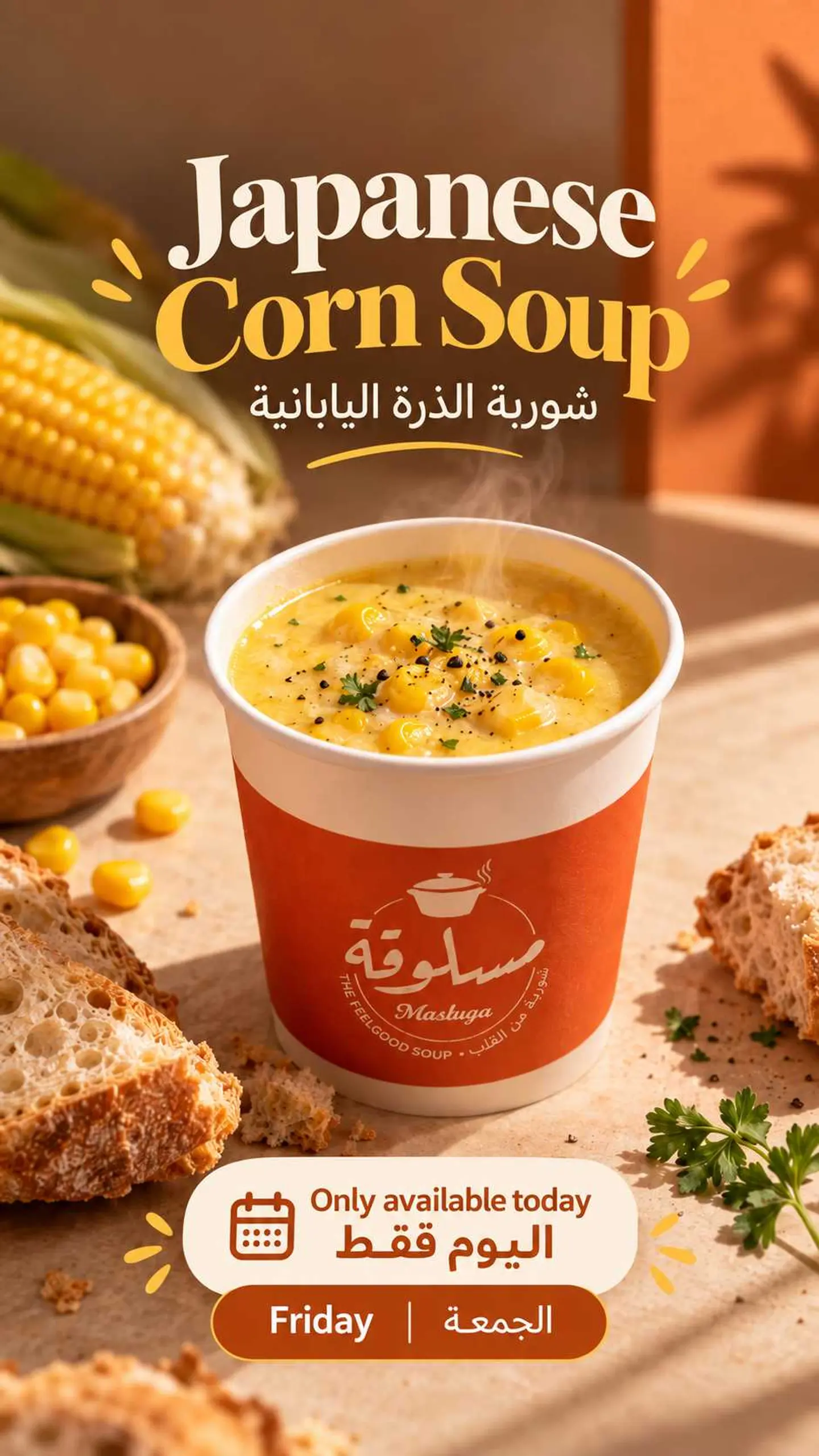 شوربة الذرة اليابانية - 200مل