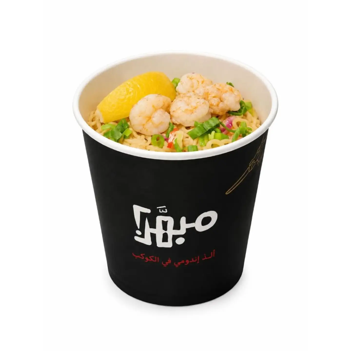 Shrimp Indomie With Cream Sauce Large Size