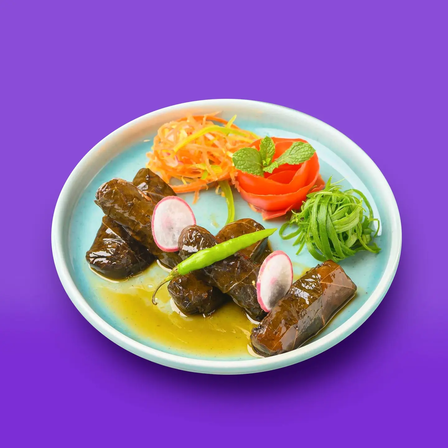 Spicy Grape Leaves